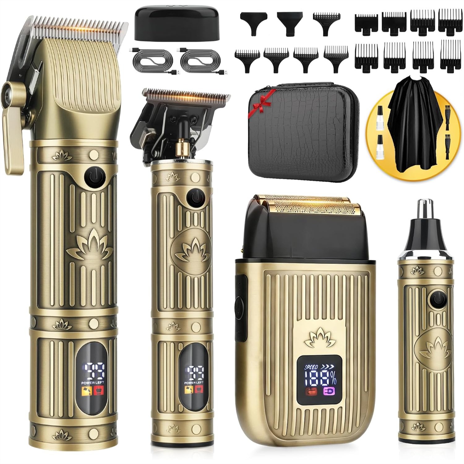 Men'S Grooming Clippers - Hair Clippers for Men, T-Blade Barber