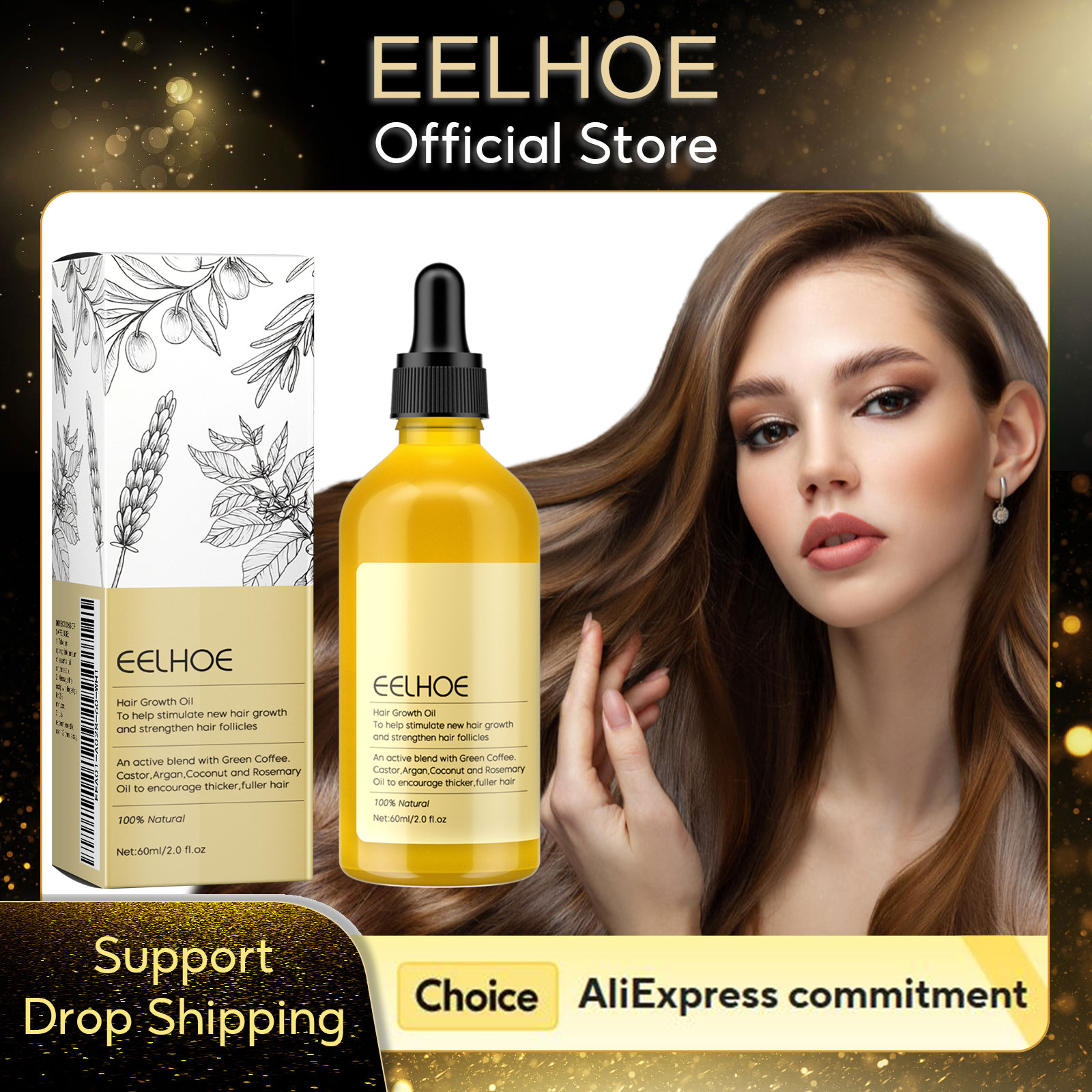 Ingrown Hair Serum - EELHOE Rosemary Oil Grows Hair Loss