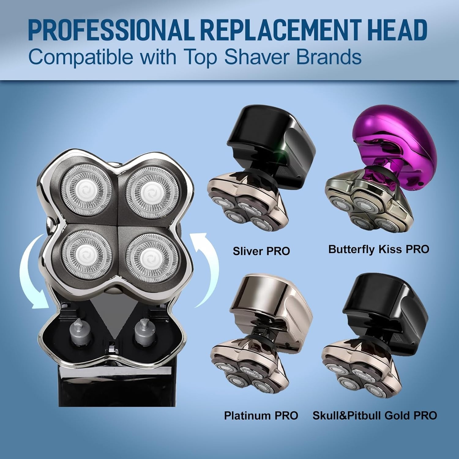 Replacement Shaver Blades, 4 F - Electric Shaver Rotary review and price