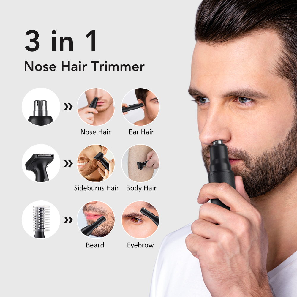 Electric Nose Ear Hair Trimmer - Electric Shaver Rotary review and price