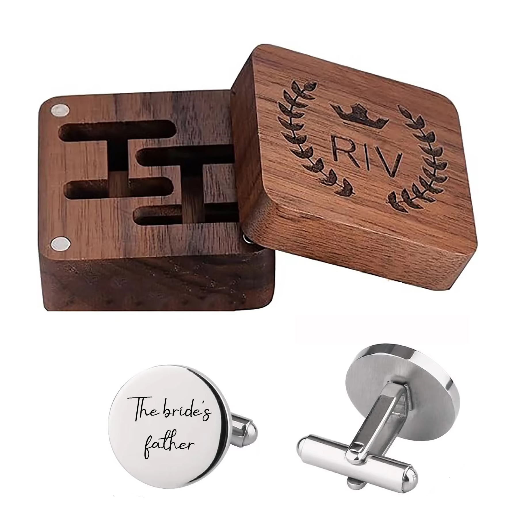 Custom Personalized Cufflinks  - Mens Grooming Box review and price