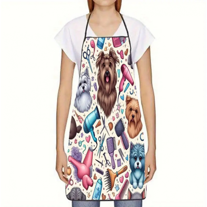 1pc Apron with Dog Grooming To - Men'S Grooming Guide review and price