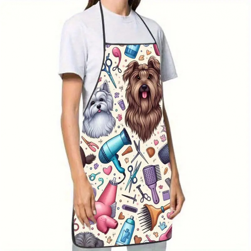 1pc Apron with Dog Grooming To - Men'S Grooming Guide review and price