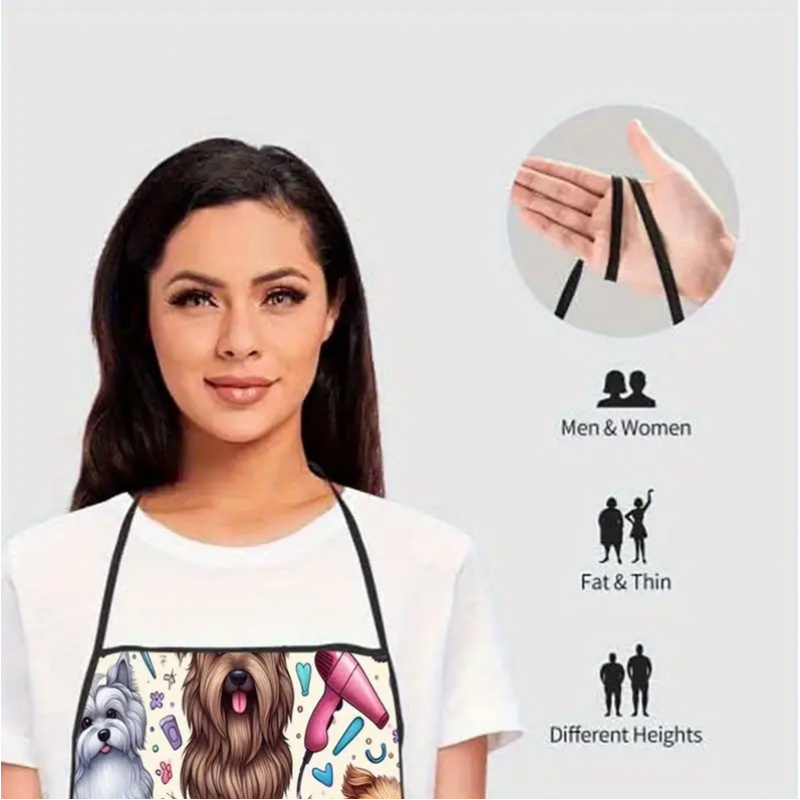 1pc Apron with Dog Grooming To - Men'S Grooming Guide review and price