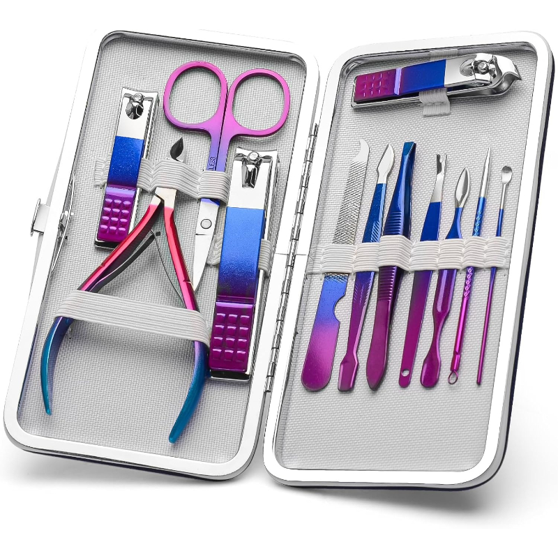 Manicure Set Nail Clippers Ped - Mens Grooming Box review and price