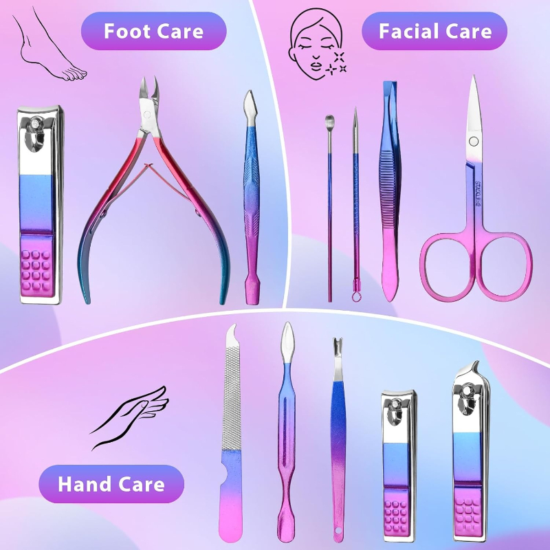 Manicure Set Nail Clippers Ped - Mens Grooming Box review and price