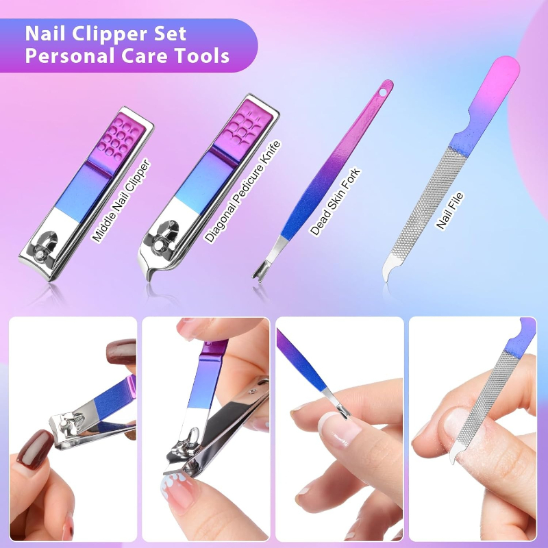 Manicure Set Nail Clippers Ped - Mens Grooming Box review and price