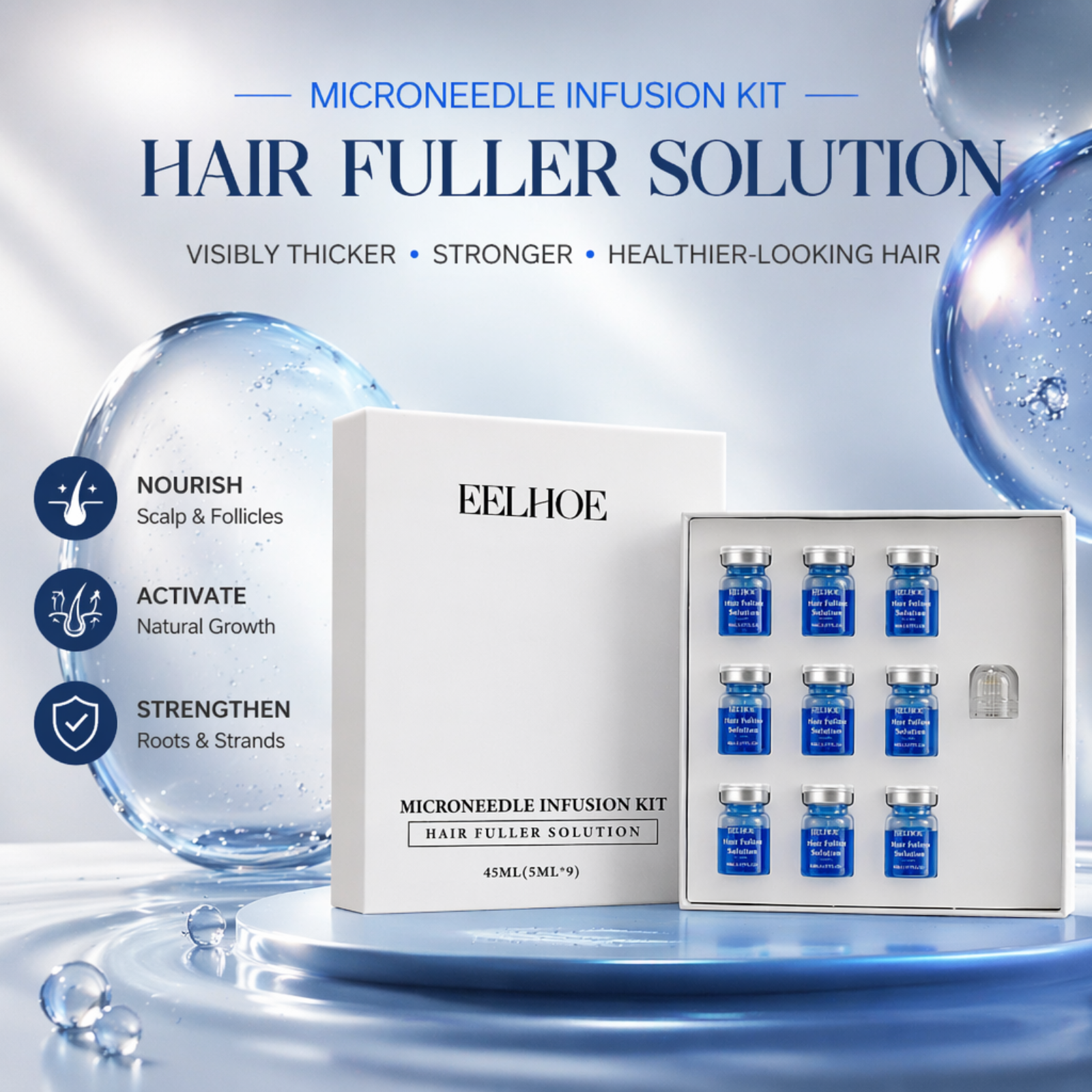 Micro Hair Regrowth Kit for Fu - Ingrown Hair Serum review and price