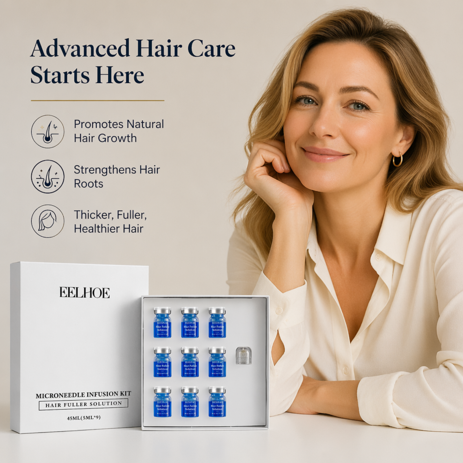 Micro Hair Regrowth Kit for Fu - Ingrown Hair Serum review and price