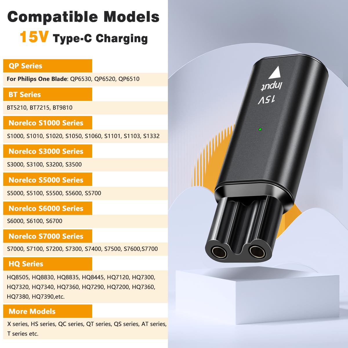 Brangdy 15V HQ8505 Type-C Shav - Electric Shaver Rotary review and price