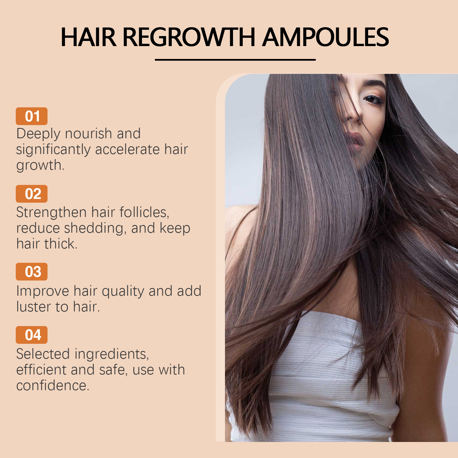 Hair Growth Ampoules Regrowth  - Ingrown Hair Serum review and price