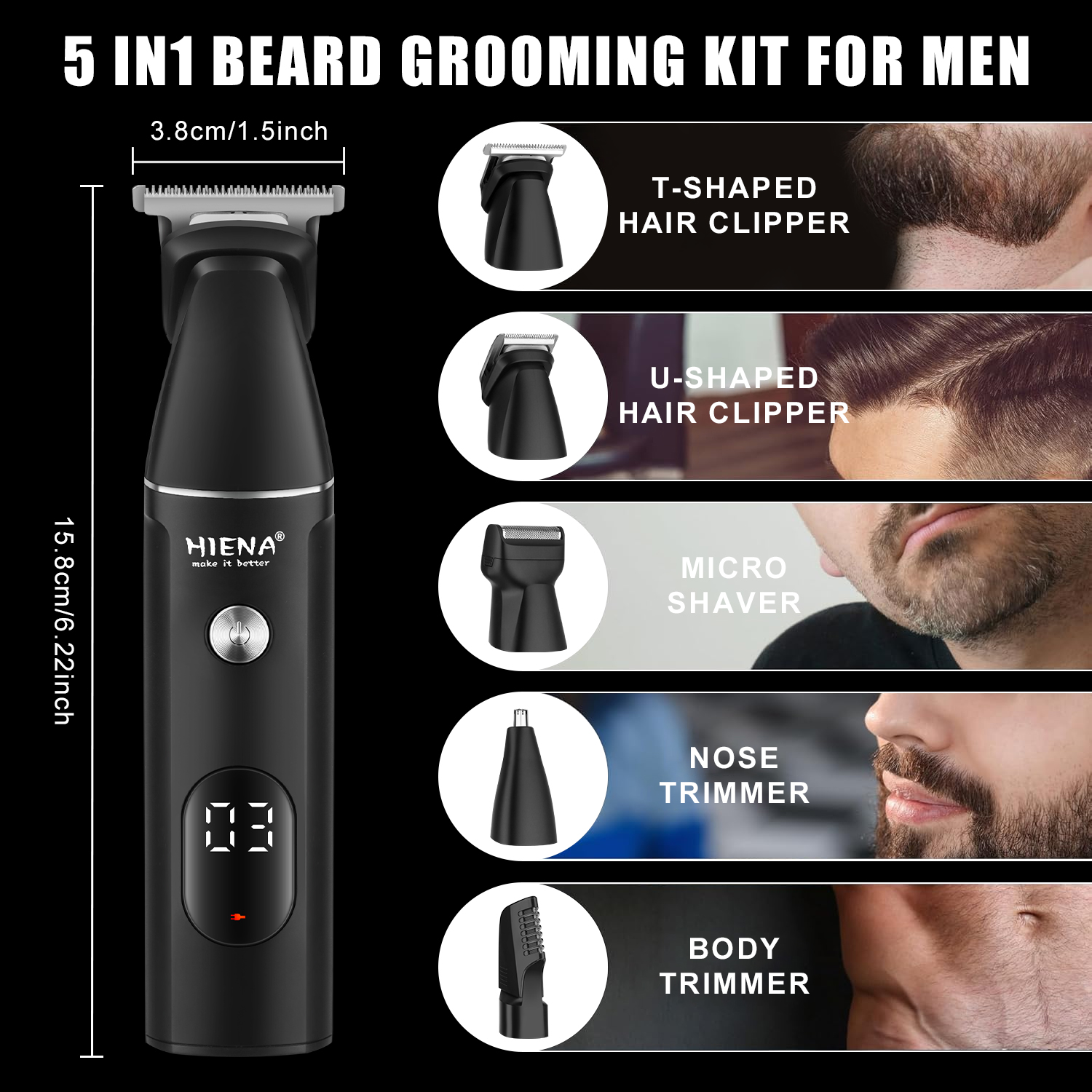 HIENA Professional Multifuncti - Men'S Grooming Guide review and price