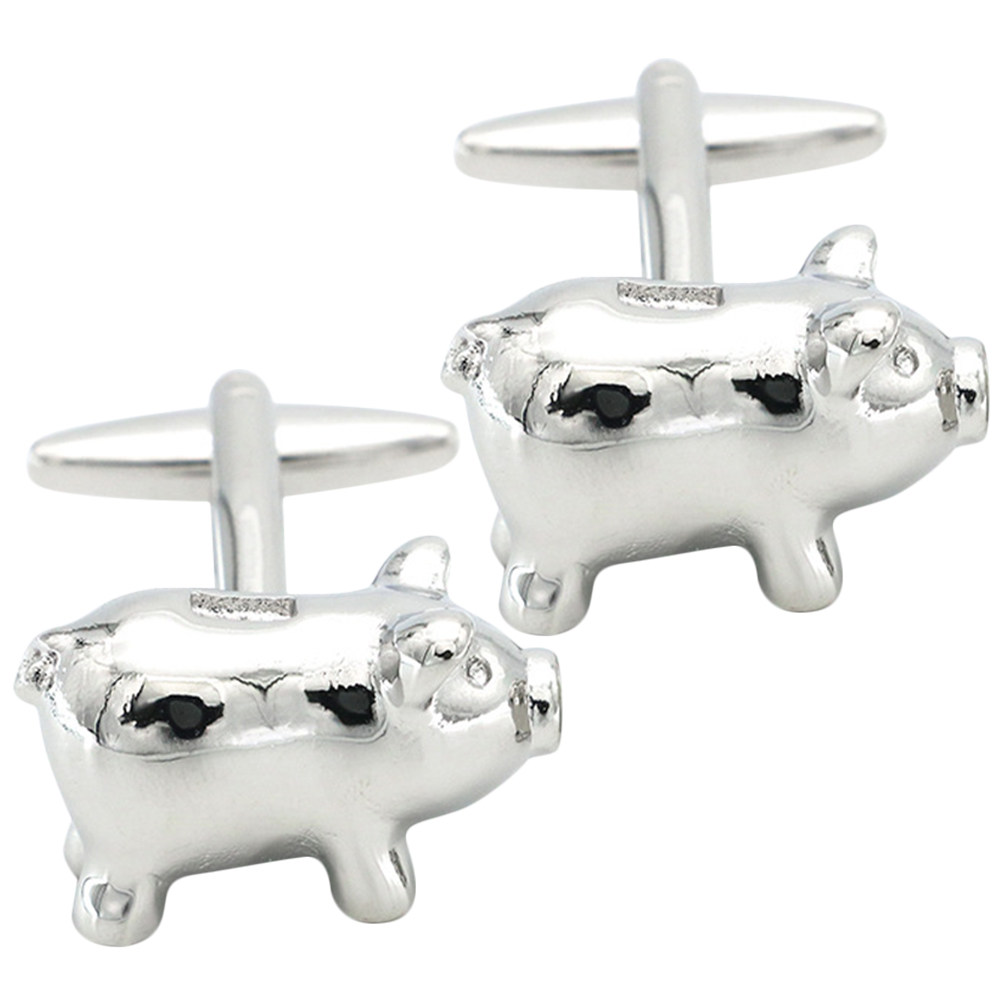 1Pair Pig Cufflinks Creative C - Mens Grooming Box review and price
