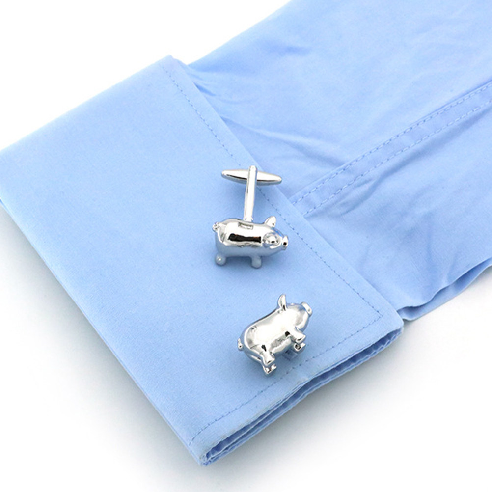 1Pair Pig Cufflinks Creative C - Mens Grooming Box review and price