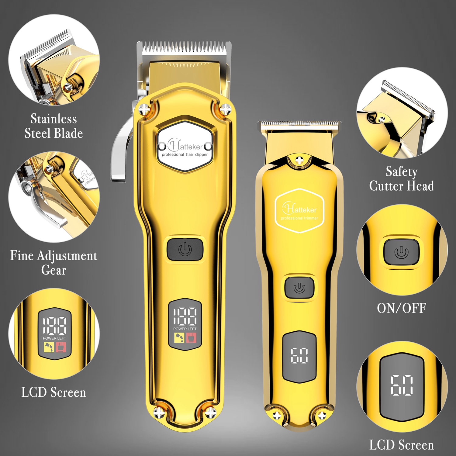 HATTEKER Professional Cordless - Men'S Grooming Clippers review and price