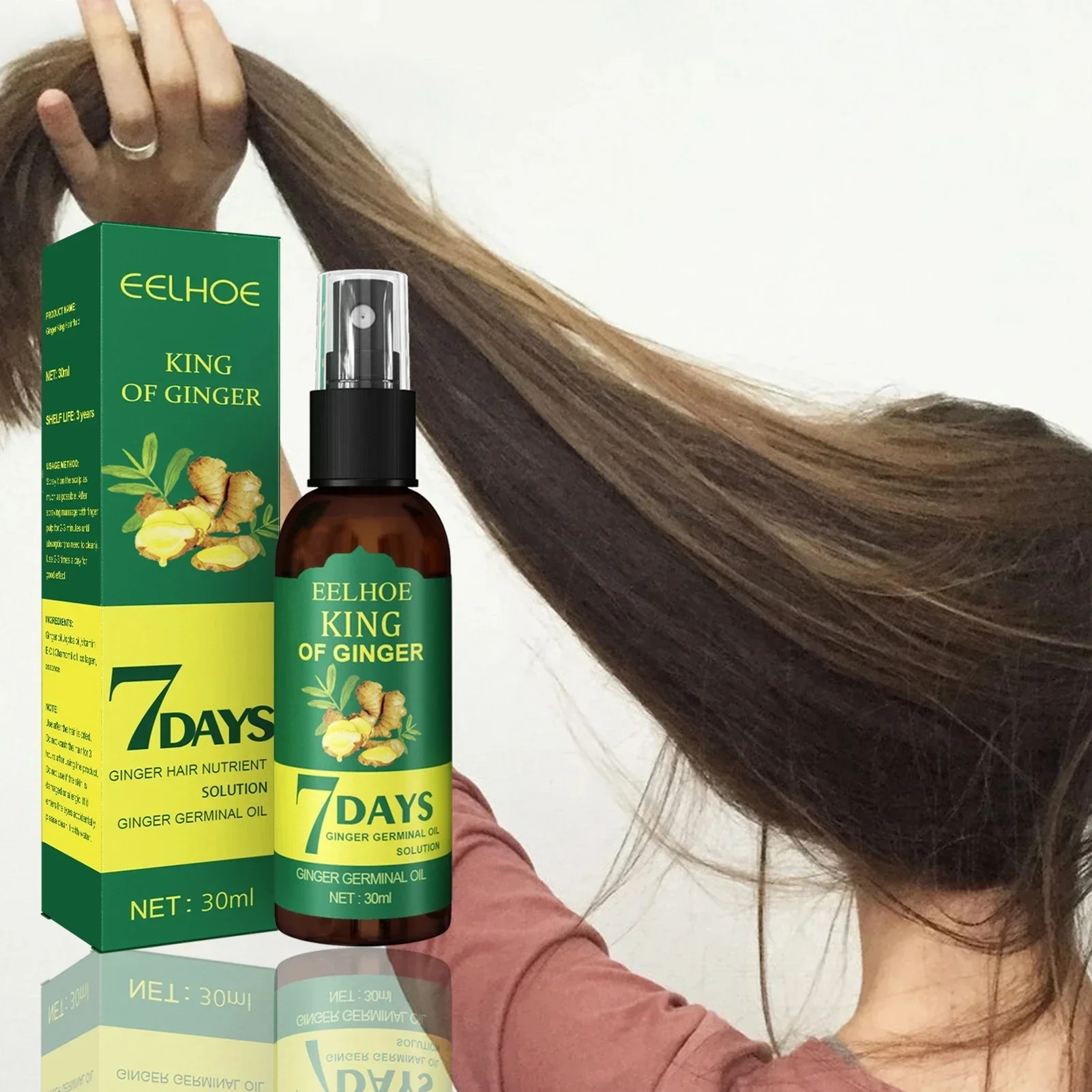 2024 Ginger Hair Growth Serum  - Ingrown Hair Serum review and price