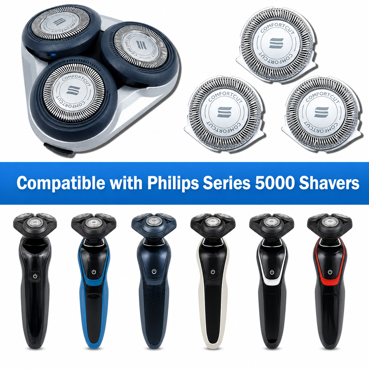 Compatible Replacement Shaver  - Electric Shaver Rotary review and price