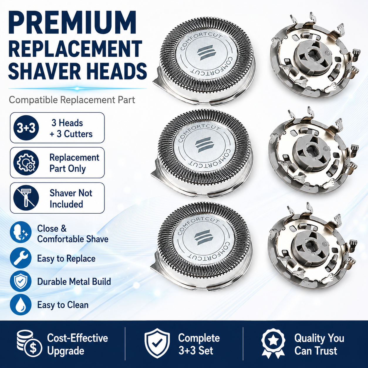 Compatible Replacement Shaver  - Electric Shaver Rotary review and price