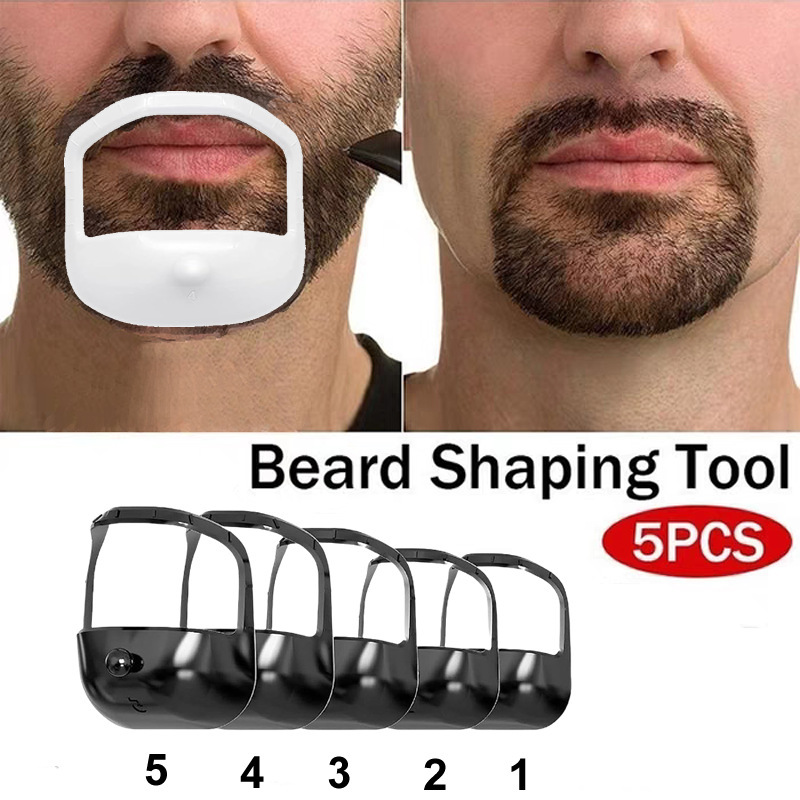5Pcs Beard Styling Template Se - Men'S Grooming Guide review and price