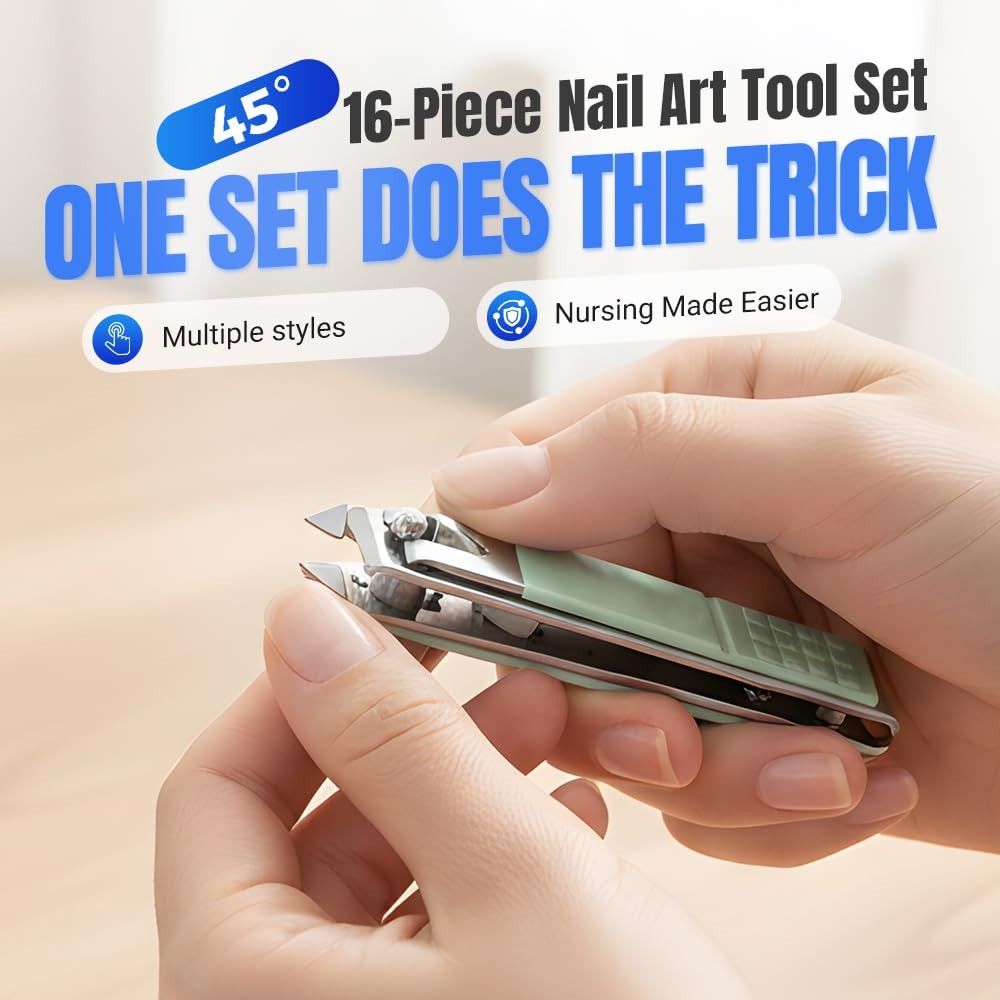 Manicure Set 16 in 1 Stainless - Mens Grooming Box review and price