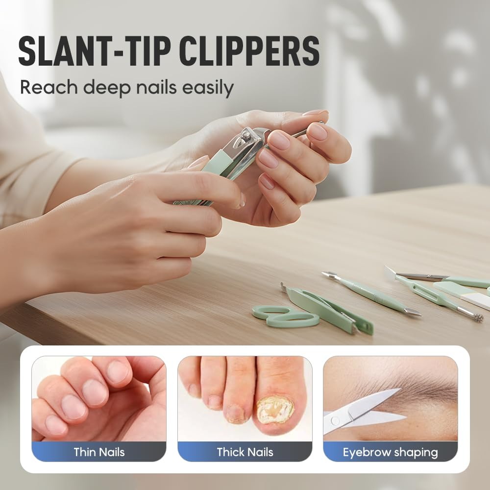 Manicure Set 16 in 1 Stainless - Mens Grooming Box review and price
